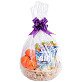 Awpeye Clear Basket Bags 25 Pack Large Cellophane Wrap for Baskets and Gifts, 12x18 Inches Cellophane Bags, 2 Mil Thick